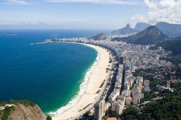 Copacabana Beach 634x422 15 Most Beautiful Places in Brazil