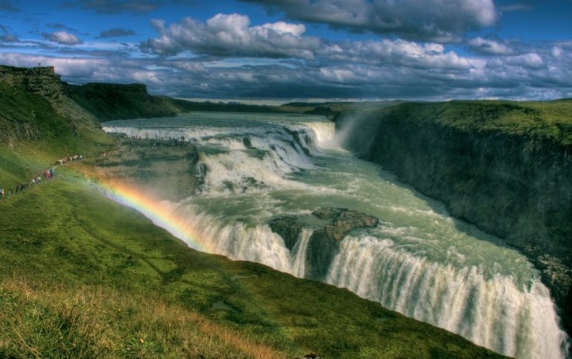 Gullfoss Golden Falls Iceland1 634x398 14 Beautiful Places Around the World