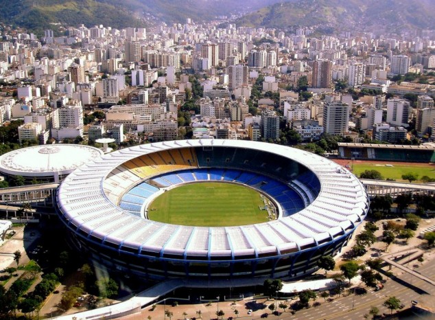 Maracanã Stadium and its surrounding middle class neighborhoods. 634x466 15 Most Beautiful Places in Brazil