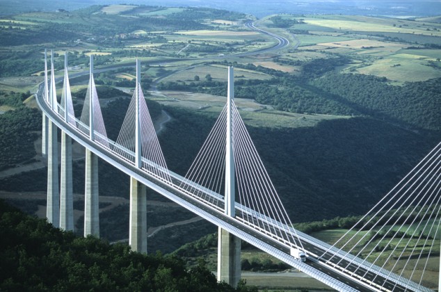 Millau 634x420 The Most Amazing Bridges in the World