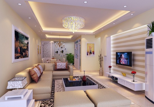 16 Impressive Living Room Ceiling Designs You Need To See