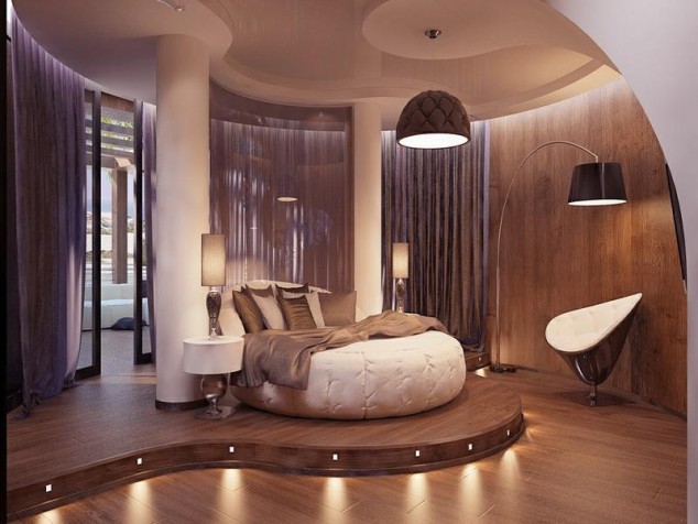 modern bedroom bedrooms luxury decor glamorous glamour bed master contemporary woman designs amazing round curtains incredibly immediately want luxurious furniture