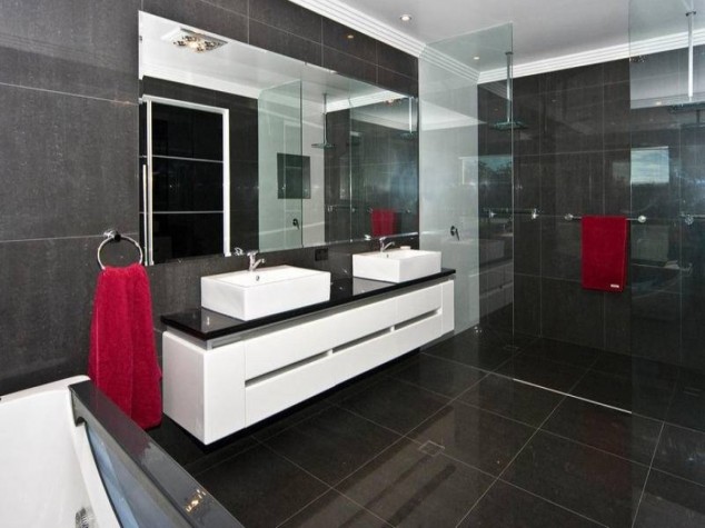 17 Extremely Modern Bathroom Designs That Exude Comfort And Simplicity