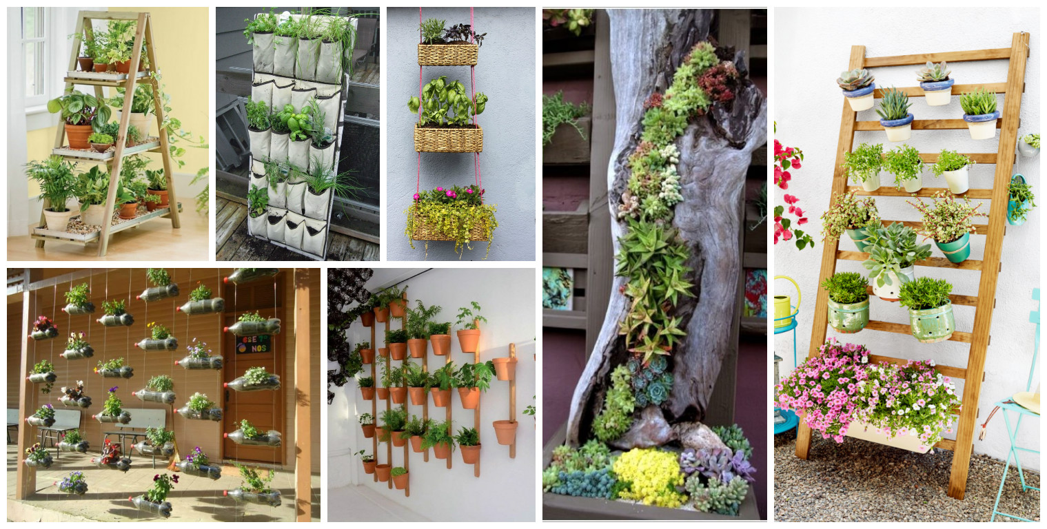 12 Ideas Which Materials To Use To Make A Vertical Garden