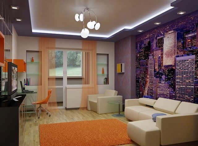 Modern Pop False Ceiling Designs For Living Room 2015 5