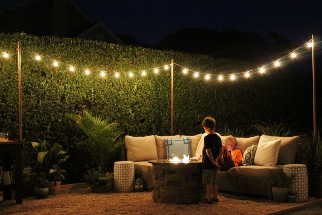10+ Urban DIY Backyard and Patio Lighting Ideas