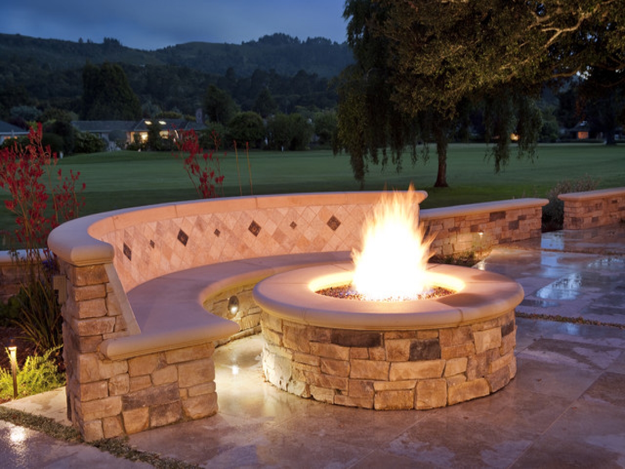 Fire Pit Patio Sets Outdoor Fire Pit Patio Design Ideas