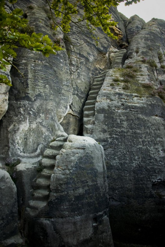 Stony Stairway Sachsen Germany 634x946 Spectacular Places You Should Visit in Your Life