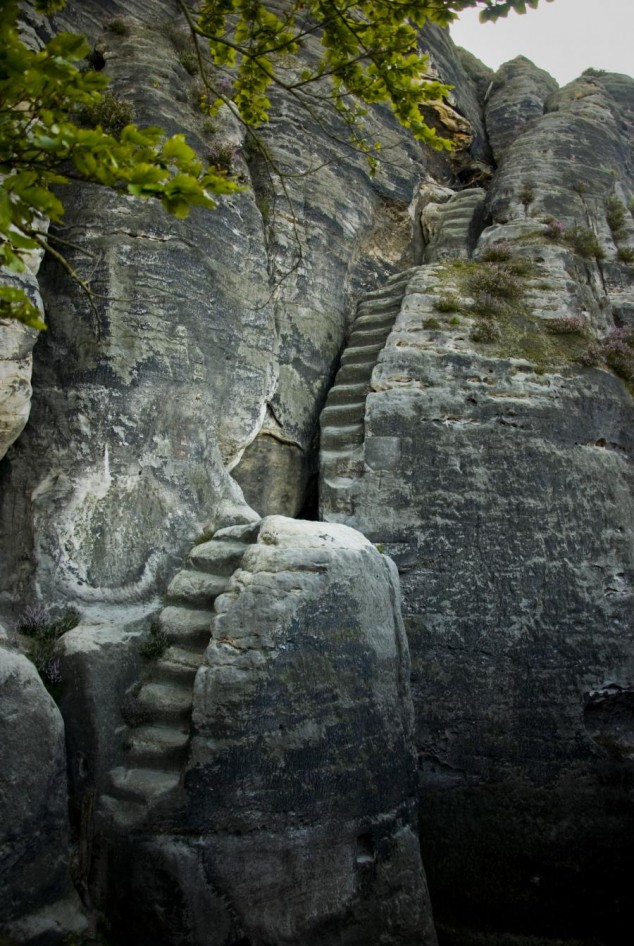 Spectacular Places You Should Visit in Your Life Stony Stairway Sachsen Germany 634x946 Spectacular Places You Should Visit in Your Life