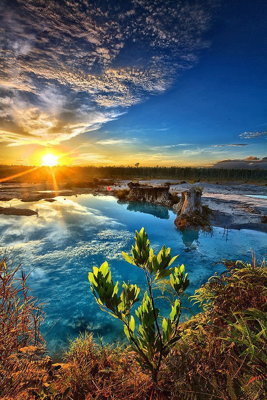 Blue Lake Singkawang Indonesia 14 Attractive Travel Destinations Around the World