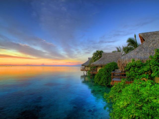 Island Sunset 20 Fantastic Nature & Landscape Wallpapers