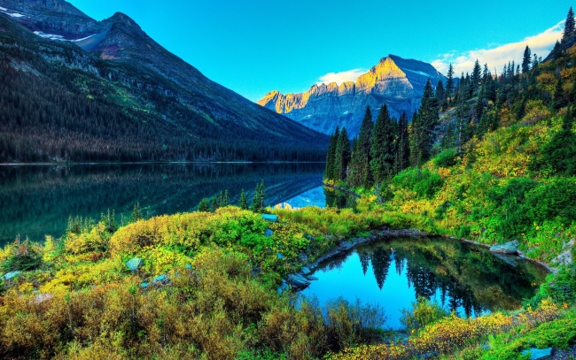 Lake Mountain Scenery 20 Fantastic Nature & Landscape Wallpapers