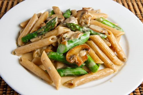 Penne+with+Asparagus+and+Mushrooms+in+a+Gorgonzola+Sauce+500 15 Pasta Recipes You Must Try