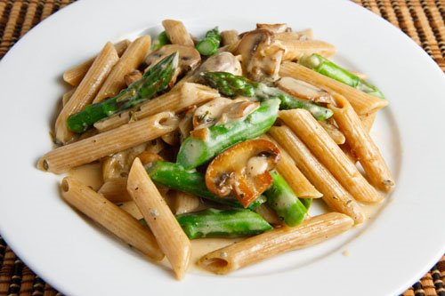 15 Pasta Recipes You Must Try Penne+with+Asparagus+and+Mushrooms+in+a+Gorgonzola+Sauce+500 15 Pasta Recipes You Must Try