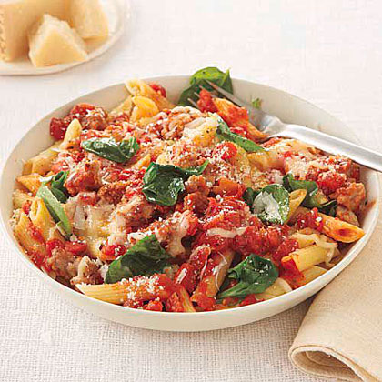 penne spinach sausage ay x 15 Pasta Recipes You Must Try