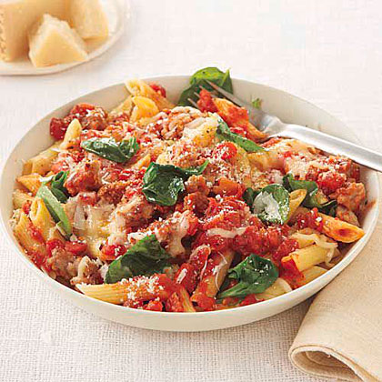 15 Pasta Recipes You Must Try penne spinach sausage ay x 15 Pasta Recipes You Must Try