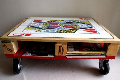 queen pallet table Make a New Coffee Table from Old Wooden Pallets