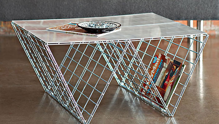 wire coffee table 18 Interesting and Easy DIY Ideas