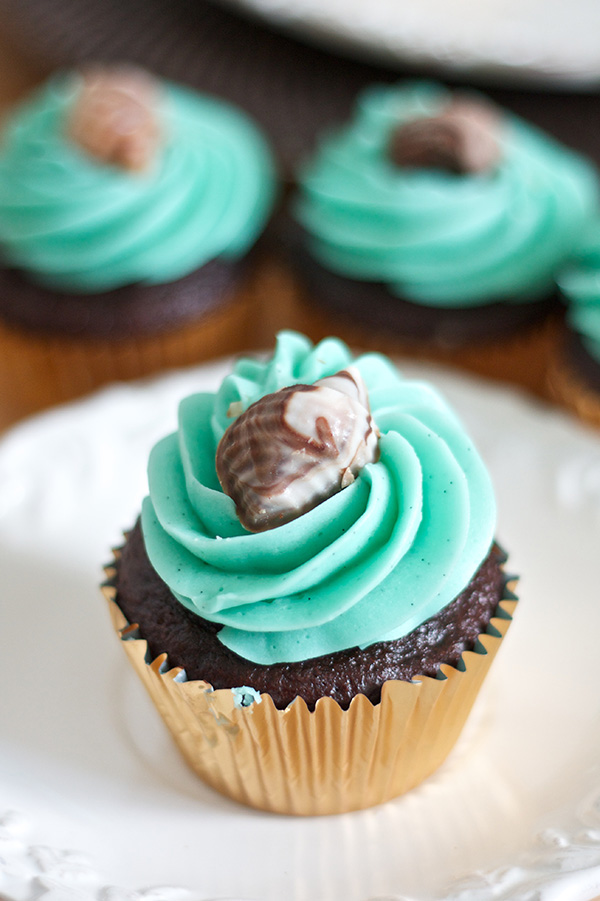 Chocolate Seashell Cupcakes 260 15 Dessert Recipes You Must Try