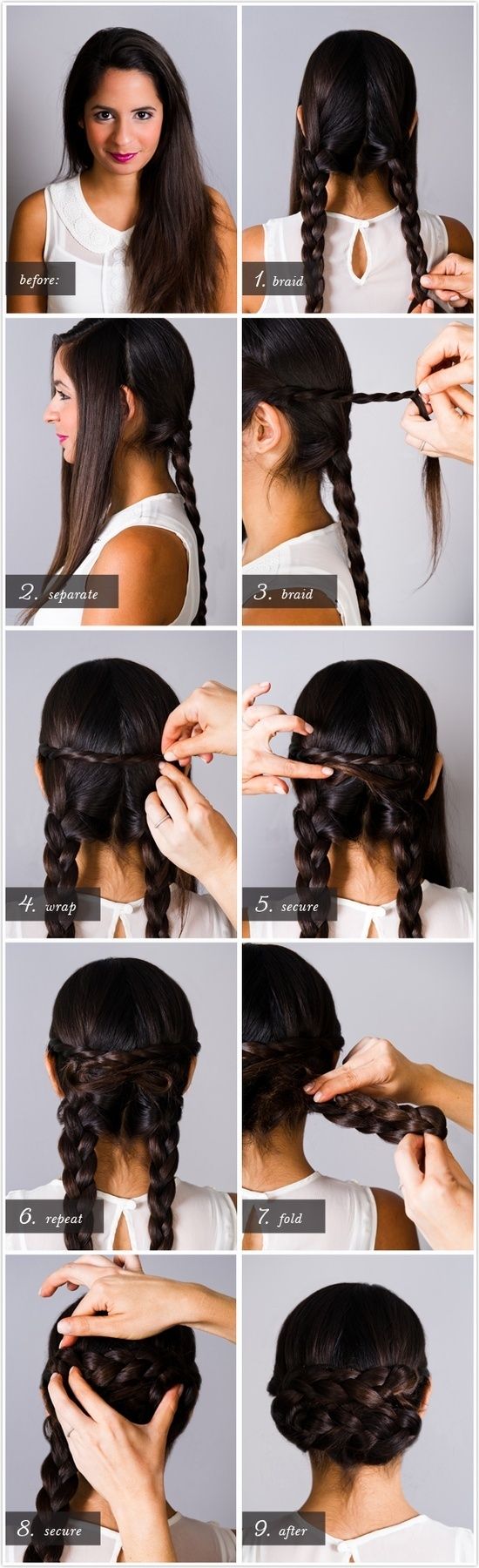 15 Simple and Cute Hairstyle Tutorials Great tutorials for gorgeous hairstyles 13 15 Simple and Cute Hairstyle Tutorials