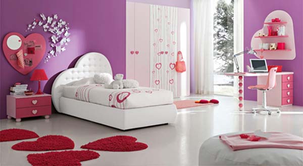 cute teenage girl bedroom design ideas 3 20 Cute Girls Room Design Ideas