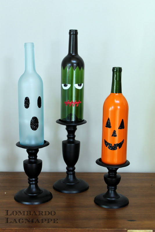 halloween+wine+bottles2 12 Creative and Useful DIY Ideas with Bottles