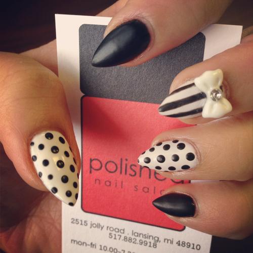 nail designs stiletto 61 17 Cute Nails Design Ideas
