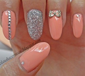 peach nails 17 Cute Nails Design Ideas