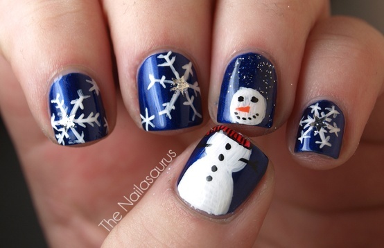 0b7ed86dbc4f3449b8a43f74e7d8d9f5 Wonderful Winter Nail Art Designs