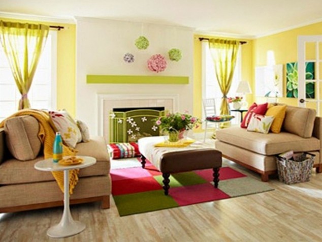 2013 Colorful Spring Living Room Ideas e1366873598380 1024x770 634x476 17 Incredible Living Room Decorating Ideas
