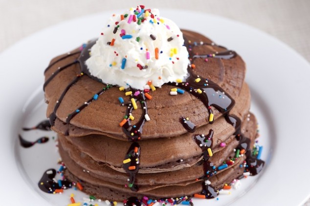 Brownie Pancakes Recipe 634x422 17 The Best and Delicious Pancake Recipes