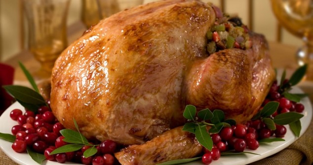 RoastTurkeyWithCranberryOrangeGlaze 710 376 s c1 c c 634x335 16 Thanksgiving Turkey Recipes