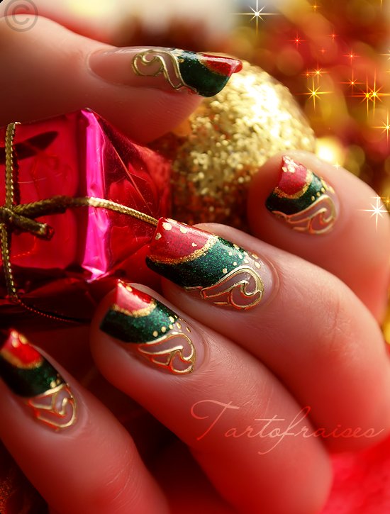 christmas nails 3 17 Christmas Nail Art Design