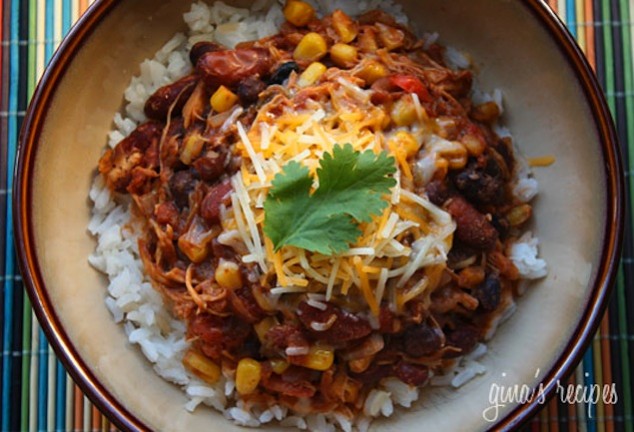 chrockpot chicken chili 634x432 15 The Best Chicken Recipes 