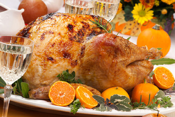 roast turkey with citrus 16 Thanksgiving Turkey Recipes