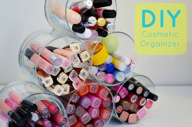 17 Great DIY Makeup Organization and Storage Ideas 4 620x413 15 Useful DIY Makeup Organization and Storage Ideas
