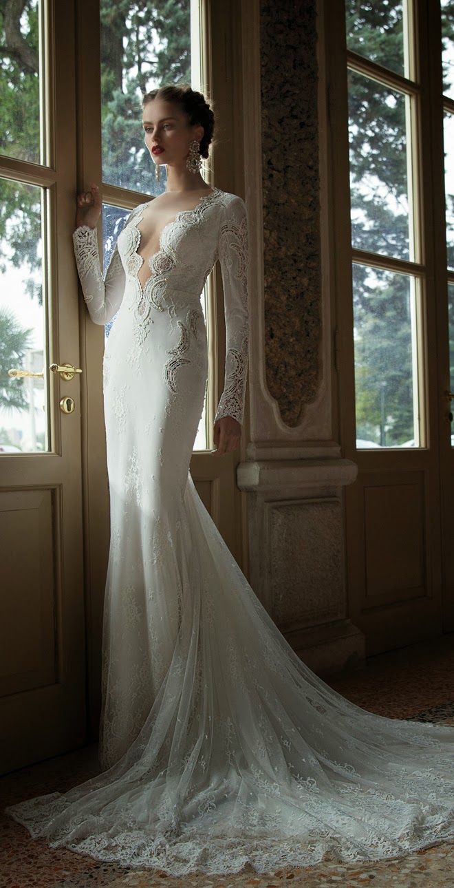 berta21 Berta Weeding Dress Collection   Winter 2014