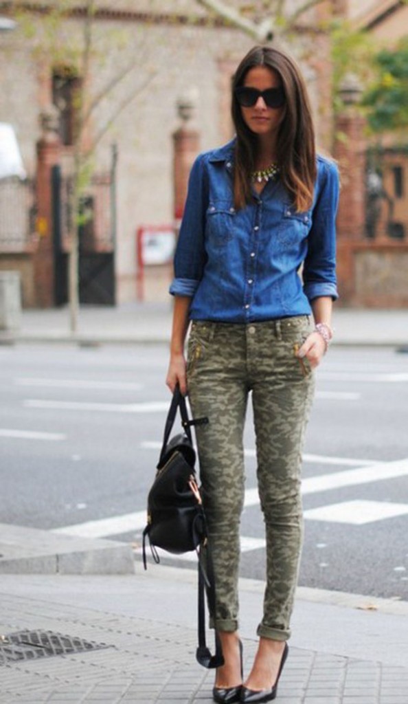 cz 27 600x1033 594x1024 20 Outfits With Denim Shirt