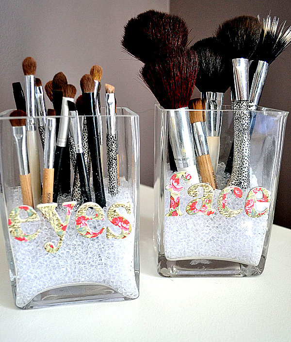 makeup brush organizers 15 Useful DIY Makeup Organization and Storage Ideas