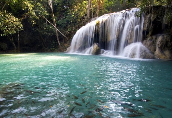 Erawan Waterfalls Thailand 15 Beautiful Places and Landscapes of our Wonderful World