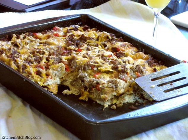 sausage breakfast casserole 634x475 10 Great Recipes for a Good Breakfast