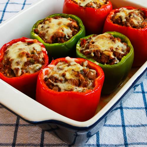 1 Phase One stuffed peppers 500x500 kalynskitchen 10 Quick and Easy Recipes