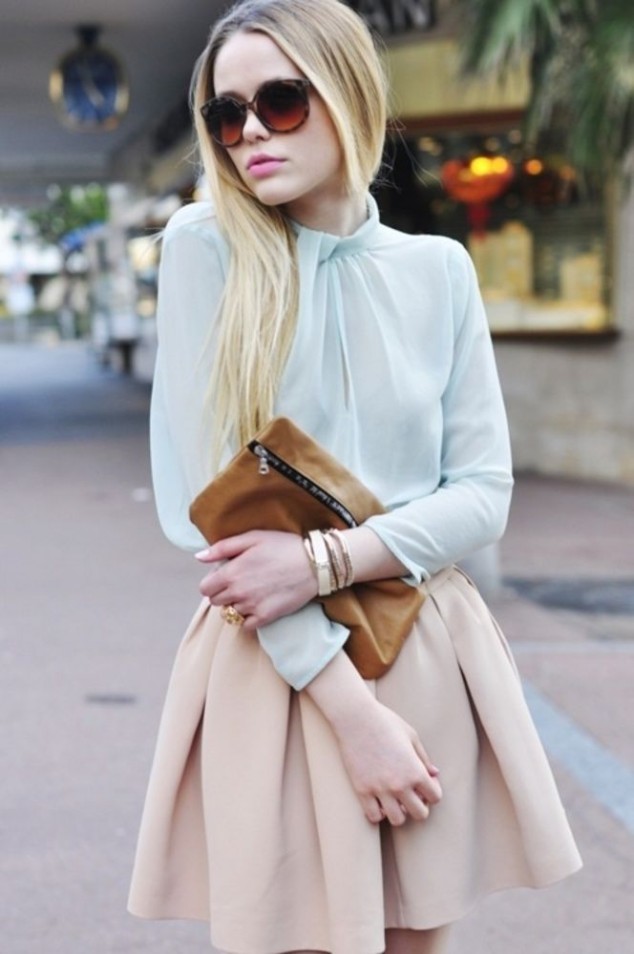 20 Awesome Street Style Combinations neutral1 634x954 20 Awesome Street Style Combinations