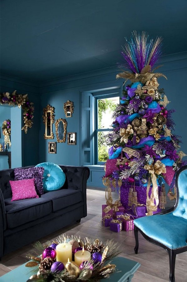 Cool Christmas Tree Decorating Ideas Image1 600x906 Inspirational interior designs for Christmas