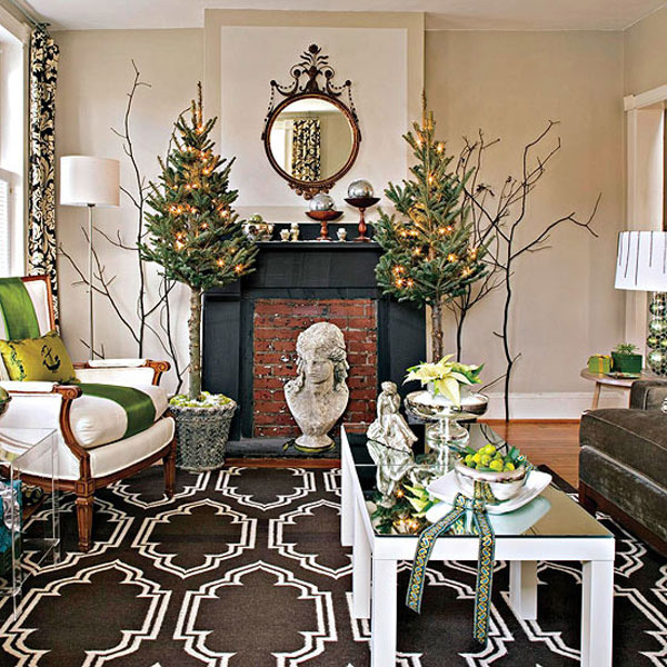 christmas living room 14 33 christmas decorations ideas bringing the christmas spirit into your living room pict 18 Inspirational interior designs for Christmas
