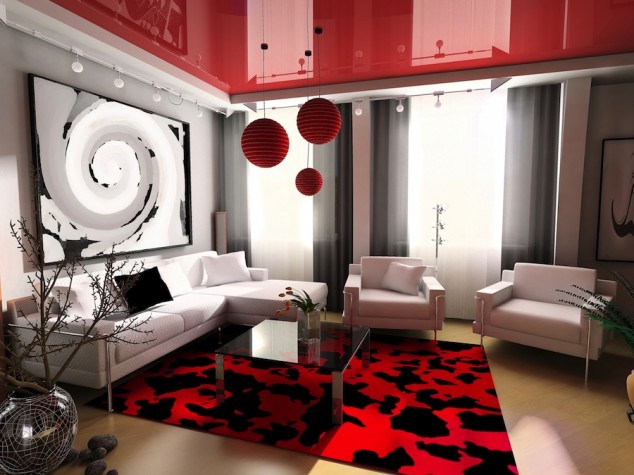 pot red 634x475 15 Extraordinary Living Room Decorations