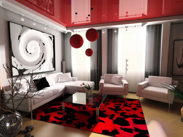 15 Extraordinary Living Room Decorations pot red 634x475 15 Extraordinary Living Room Decorations
