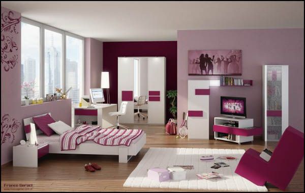 19 Teenage Girls Bedroom Design And Decorating 3 17 Awesome Purple Girls Bedroom Designs