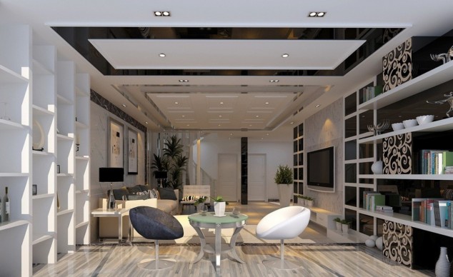 3 ceiling 634x388 16 Impressive Living Room Ceiling Designs You Need To See