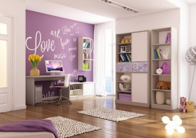 inspiring girls bedroom ideas purple nice 720x508 634x447 17 Awesome Purple Girls Bedroom Designs